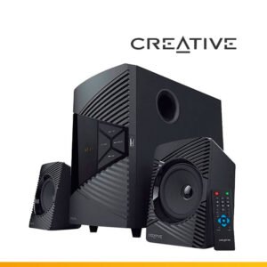 PARLANTE CREATIVE E2500 2.1 30W/60W BT/ FM/ USB/ 3.5MM 220V BLACK - Imagen 1