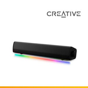 PARLANTE CREATIVE GAMING SOUND BAR GS3 RGB 24W BLUETOOTH 5.4 USB-C POWER BLACK - Imagen 1