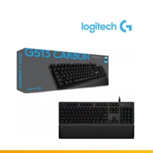 TECLADO LOGITECH G513 CARBON LIGHTSYNC GAMING RGB BLACK - Imagen 1