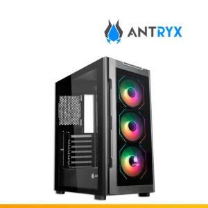 CASE ANTRYX RX 560 BLACK, ARGB FAN X3, VIDRIO TEMPLADO - Imagen 1