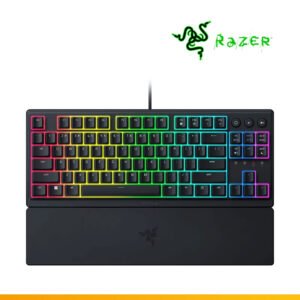 TECLADO RAZER ORNATA V3 TKL MECHA-MEMBRANE LOW PROFILE 8 ZONAS US CHROMA BLACK - Imagen 1