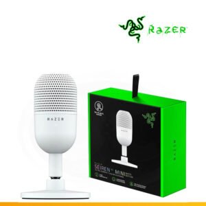 MICROFONO RAZER SEIREN V3 MINI USB STREAMING SUPERCARDIOIDE C/N SENSOR TOUCH SILENT MERCURY - Imagen 1